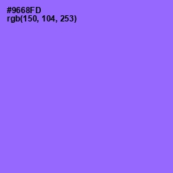 #9668FD - Medium Purple Color Image