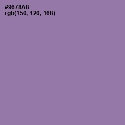 #9678A8 - Purple Mountain's Majesty Color Image