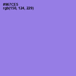 #967CE5 - Medium Purple Color Image