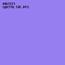 #967EF1 - Medium Purple Color Image