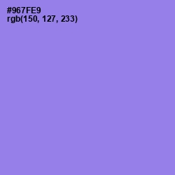 #967FE9 - Medium Purple Color Image