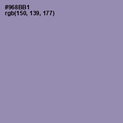 #968BB1 - Manatee Color Image