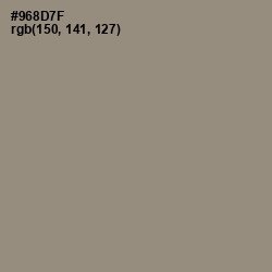 #968D7F - Pale Oyster Color Image