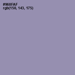 #968FAF - Manatee Color Image