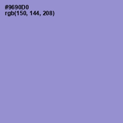 #9690D0 - Blue Bell Color Image