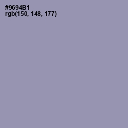 #9694B1 - Manatee Color Image