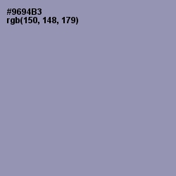 #9694B3 - Manatee Color Image