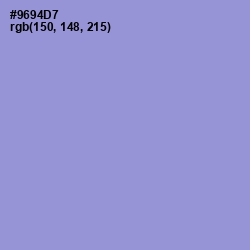 #9694D7 - Blue Bell Color Image