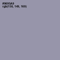 #9695A9 - Manatee Color Image