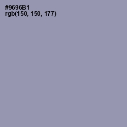 #9696B1 - Manatee Color Image