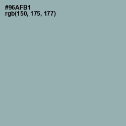 #96AFB1 - Gull Gray Color Image