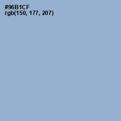 #96B1CF - Rock Blue Color Image