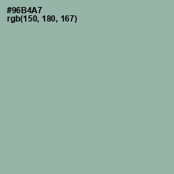 #96B4A7 - Summer Green Color Image