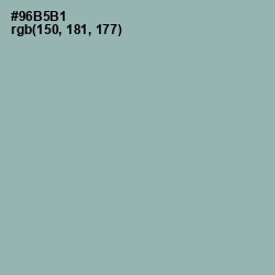 #96B5B1 - Summer Green Color Image