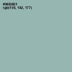 #96B6B1 - Summer Green Color Image