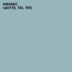 #96B6BC - Gull Gray Color Image