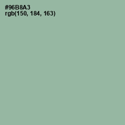 #96B8A3 - Summer Green Color Image