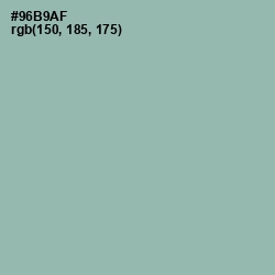 #96B9AF - Summer Green Color Image