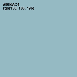 #96BAC4 - Rock Blue Color Image