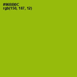 #96BB0C - Citron Color Image