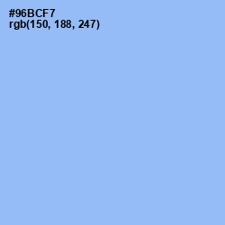 #96BCF7 - Jordy Blue Color Image