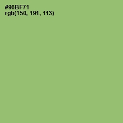 #96BF71 - Olivine Color Image