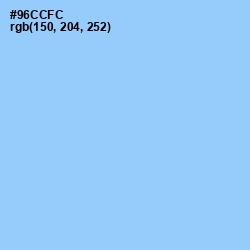 #96CCFC - Cornflower Color Image