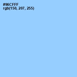 #96CFFF - Cornflower Color Image