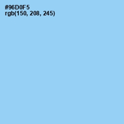 #96D0F5 - Cornflower Color Image