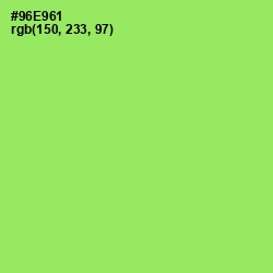 #96E961 - Conifer Color Image