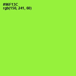 #96F13C - Green Yellow Color Image