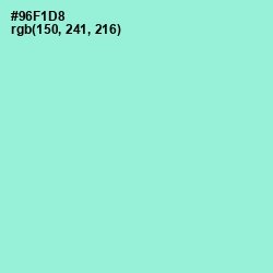 #96F1D8 - Riptide Color Image