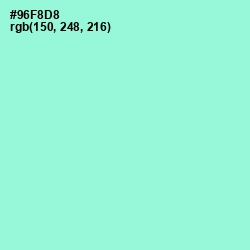 #96F8D8 - Riptide Color Image