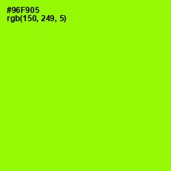 #96F905 - Inch Worm Color Image