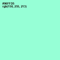 #96FFD5 - Riptide Color Image