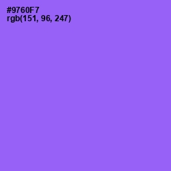 #9760F7 - Medium Purple Color Image