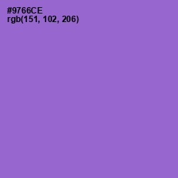 #9766CE - Amethyst Color Image