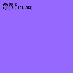 #9768FD - Medium Purple Color Image