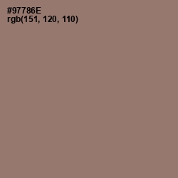 #97786E - Almond Frost Color Image