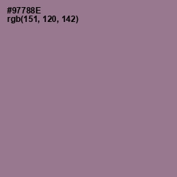 #97788E - Mountbatten Pink Color Image