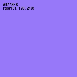 #9778F8 - Medium Purple Color Image