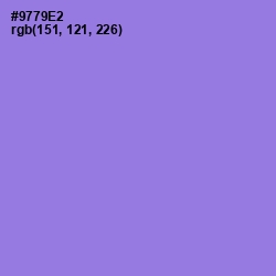 #9779E2 - Medium Purple Color Image