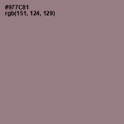 #977C81 - Mountbatten Pink Color Image