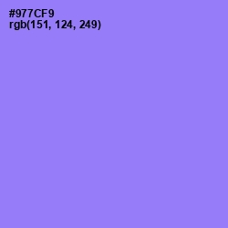 #977CF9 - Medium Purple Color Image