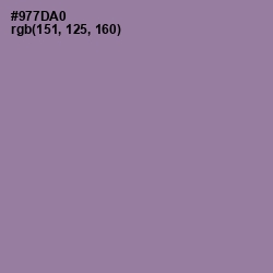 #977DA0 - Lavender Purple Color Image