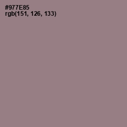 #977E85 - Mountbatten Pink Color Image