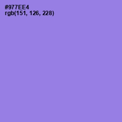 #977EE4 - Medium Purple Color Image