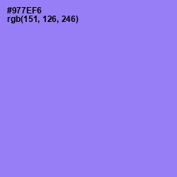 #977EF6 - Medium Purple Color Image