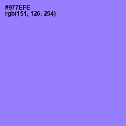 #977EFE - Medium Purple Color Image