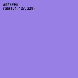 #977FE5 - Medium Purple Color Image